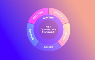 NIST process. identify, protect, detect, respond, recover.